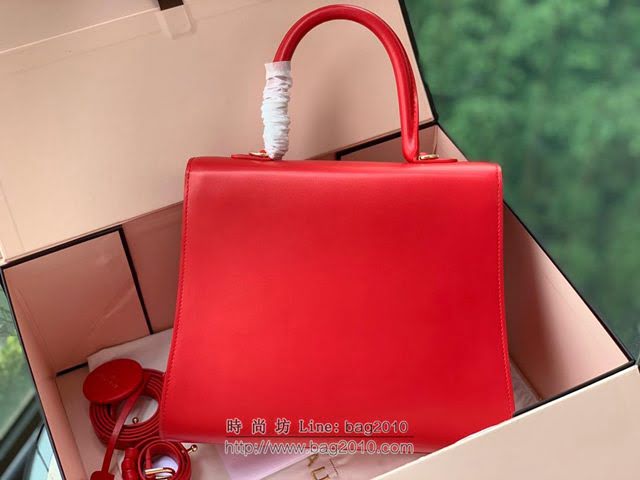 DELVAUX女包 Brillant手袋 德爾沃女手提包 Dv0028原版 大紅 比利時Delvaux單肩包  fcs1294